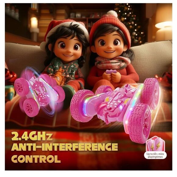 All Terrain RC Stunt Car in pink! Brand new- box has never been opened! 6+ - Picture 8 of 12